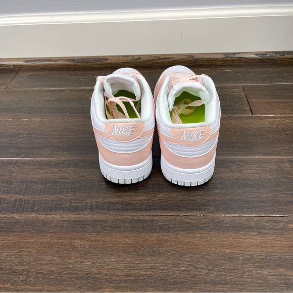 Nike Dunk Low Next Nature White/Pale Coral Sneakers New Woman size 6.5 - Picture 6 of 9